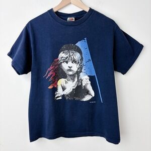 Vintage Les Miserables Cosette Tee M Graphic Tee Broadway Musical Grunge Shirt
